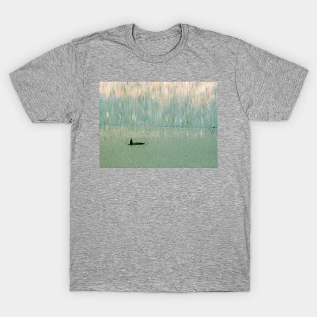 Early Morning on the Lake T-Shirt by AlexMir